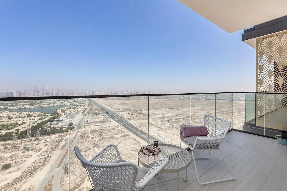 Celestial View 1Bdr Apartment In Jvc Dubaj